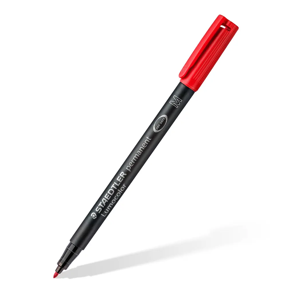 Staedtler Lumocolor Folienstift permanent M ,rot