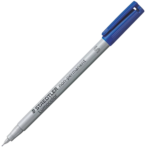 Staedtler Lumocolor Folienstift  non-permanent S blau