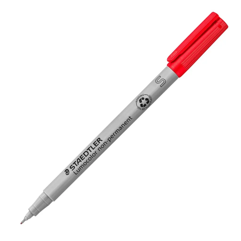 Staedtler Lumocolor Folienstift  non-permanent S rot