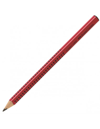 Faber Castell Jumbo Bleistift Grip B, rot