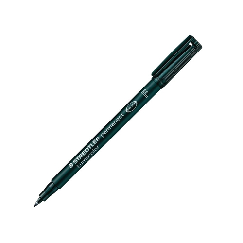 Staedtler Lumocolor Folienstift permanent F schwarz