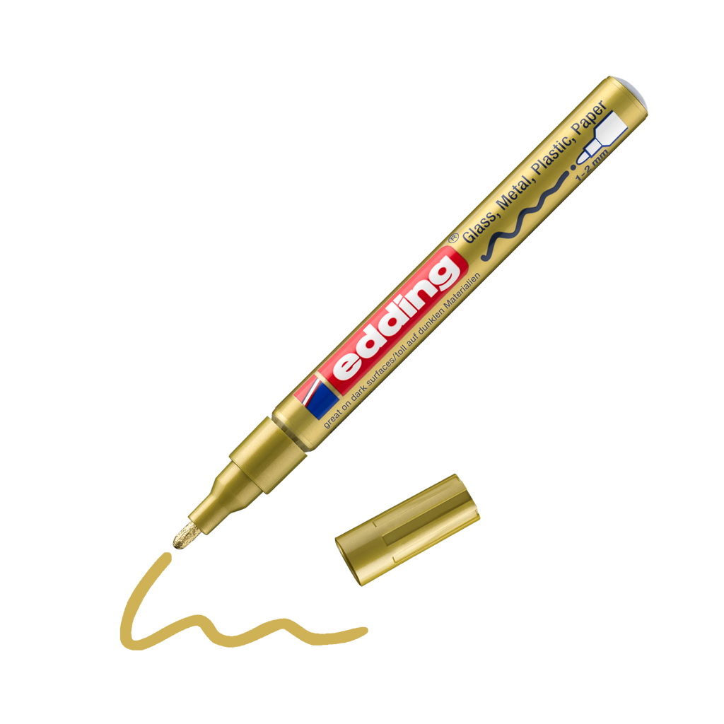 edding Lackmarker 751 gold 1-2mm Rundspitze