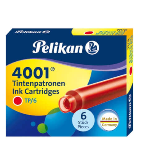 Pelikan Tintenpatronen Brillant-Rot