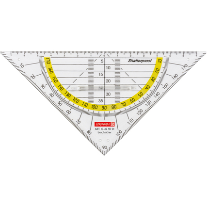 Geometrie Dreieck, 16 cm, mit Griff