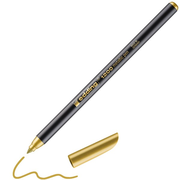 Edding 1200 Filzstift, metallic gold