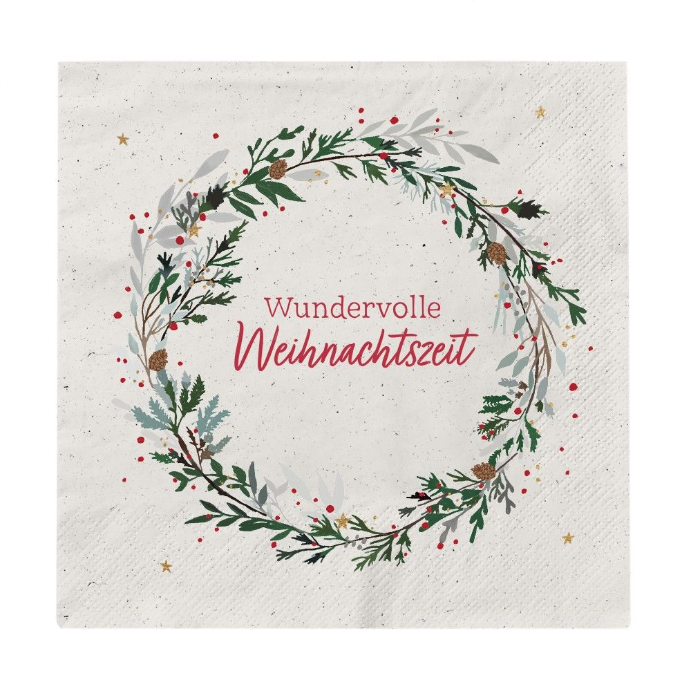 Servietten Wundervolle Weihnachtszeit 