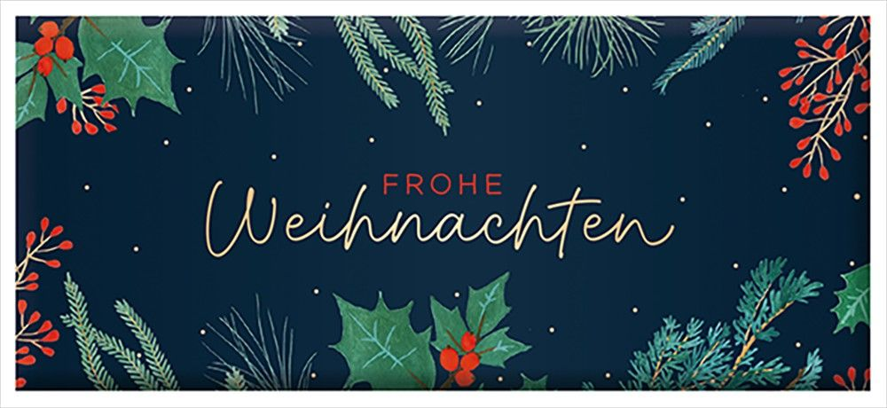 Schoko Frohe Weihnachten