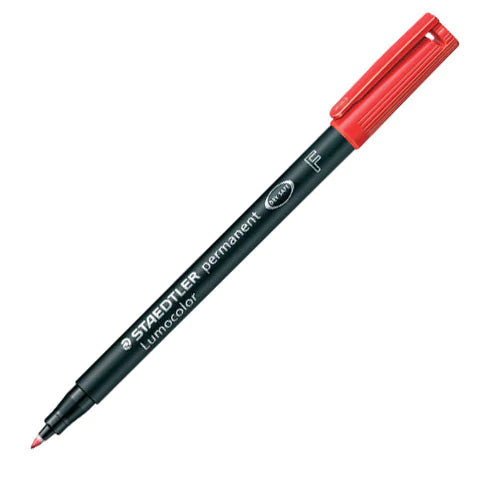 Staedtler Lumocolor Folienstift permanent F ,rot