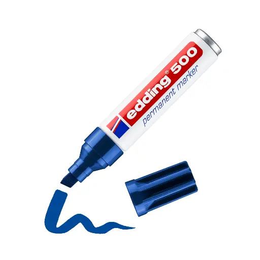 Edding 500 permanent marker blau