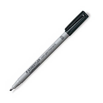 Staedtler Lumocolor Folienstift non-permanent B schwarz