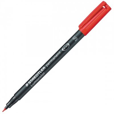 Staedtler Lumocolor Folienstift permanent S rot