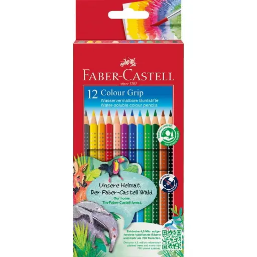 Faber Castell Colour Grip Buntstifte, 12er Packung