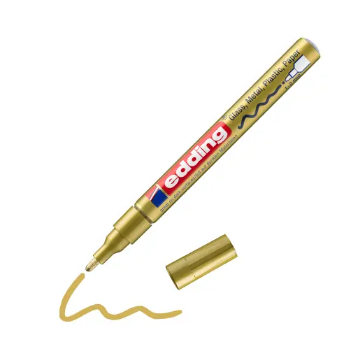 edding Lackmarker 751 gold 1-2mm Rundspitze