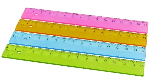 Kum Lineal, 15cm, bunt