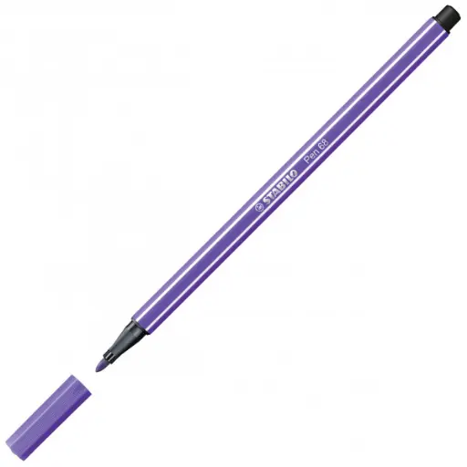 Stabilo Pen 68 Filzstift, violett