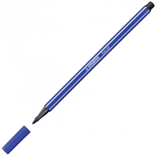 Stabilo Pen 68 Filzstift, ultramarinblau