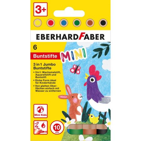 EberhardFaber  Mini Buntstifte 6er Packung