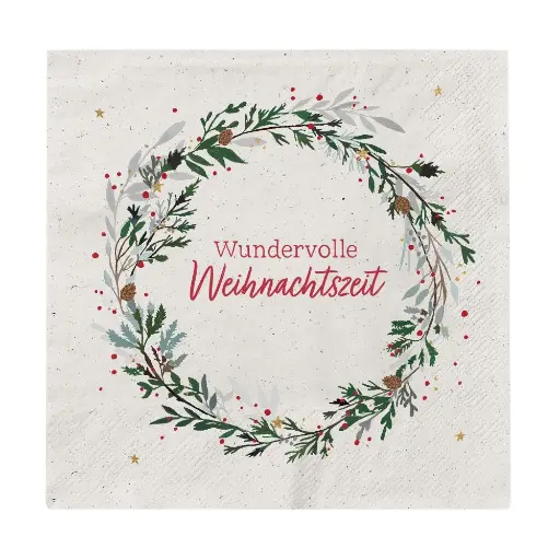 Servietten Wundervolle Weihnachtszeit 