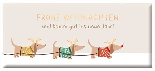 Schoko Frohe Weihnachten 